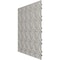 Ekena Millwork 19 5/8in. W x 19 5/8in. H Abstract EnduraWall Decorative 3D Wall Panel Covers 2.67 Sq. Ft. WP20X20ASGCG - alternate 5